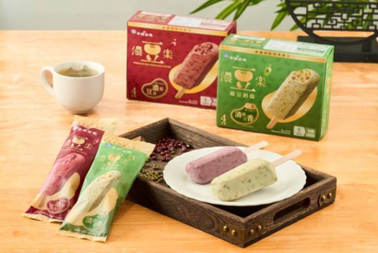 「濃豆樂」紅綠豆奶條